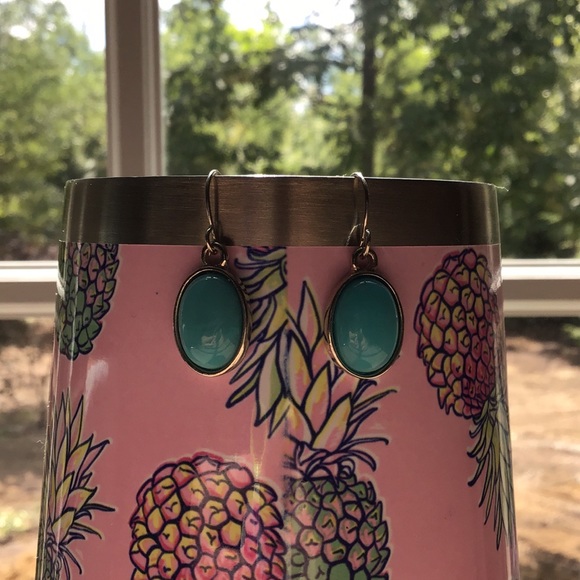 Turquoise earrings - Picture 2 of 2